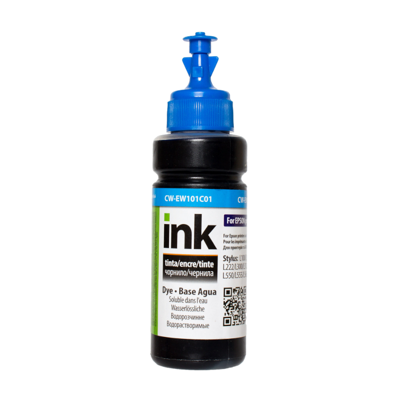 Чорнило ColorWay L100/L200 100 ml Cyan (CW-EW101C01)